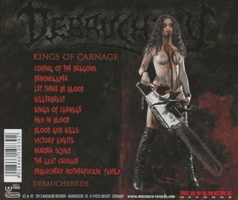 Kings of Carnage - CD Audio di Debauchery - 2