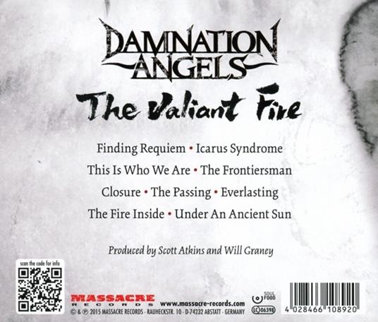 The Valiant Fire - CD Audio di Damnation Angels - 2