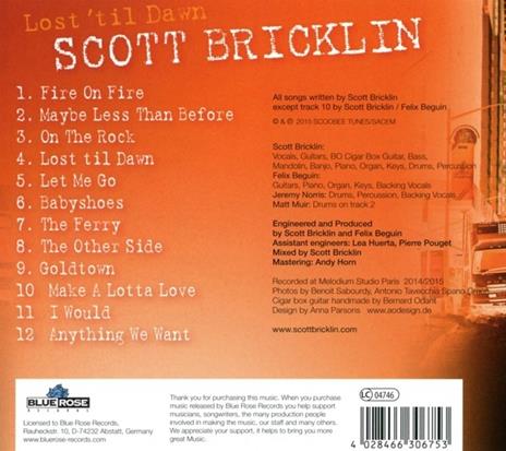 Lost 'Til Dawn - CD Audio di Scott Bricklin - 2