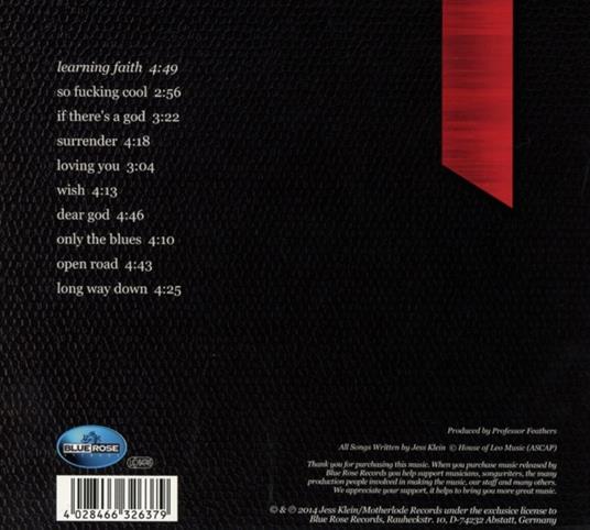 Learning Faith - CD Audio di Jess Klein - 2