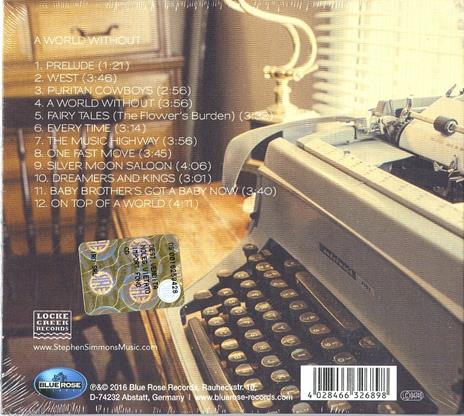 A World Without - CD Audio di Stephen Simmons - 2