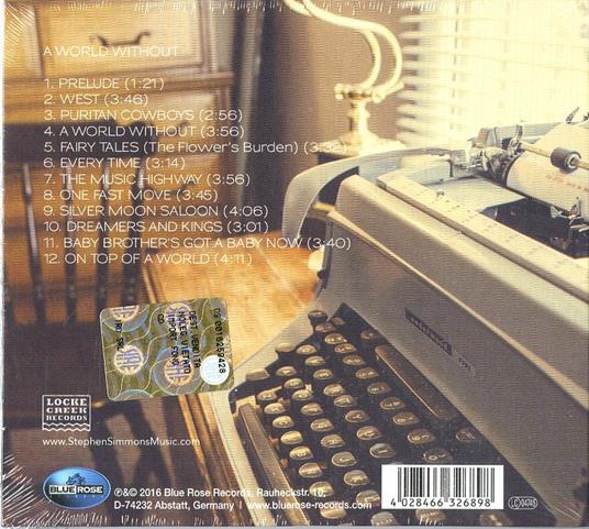 A World Without - CD Audio di Stephen Simmons - 2