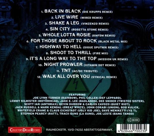 High Voltage Electro Club Remixes - CD Audio di AC/DC - 2