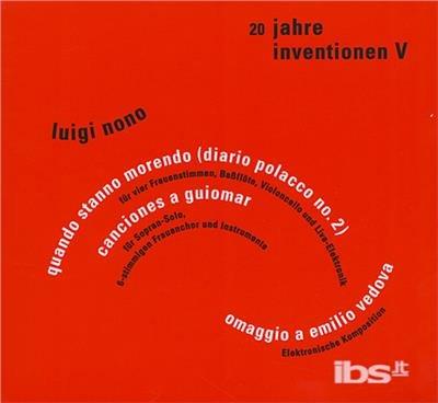 20 Jahre Inventionen - CD Audio di Luigi Nono