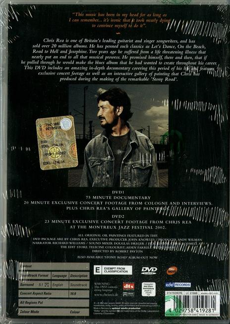 Chris Rea. Dancing Down The Stony Road (2 DVD) - DVD di Chris Rea - 2