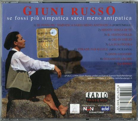 Se fossi più simpatica sarei meno antipatica - CD Audio di Giuni Russo - 2
