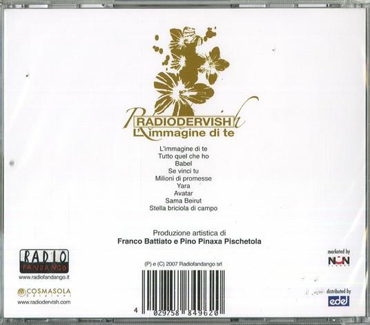 L'immagine di te - CD Audio di Radiodervish - 2