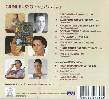 Cercati in me - CD Audio di Giuni Russo - 2