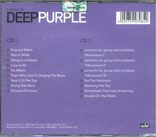 Il meglio dei Deep Purple - Deep Purple - CD