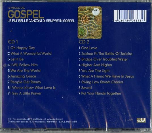 Il meglio del Gospel. 18 Grandi successi - CD Audio - 2
