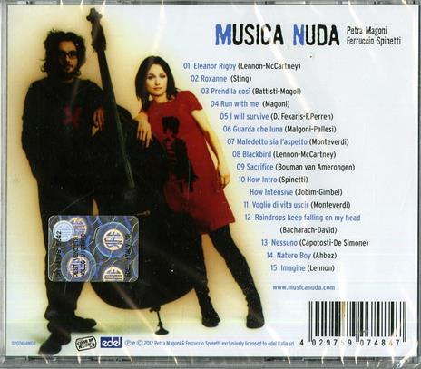 Musica nuda - CD Audio di Petra Magoni,Ferruccio Spinetti - 2