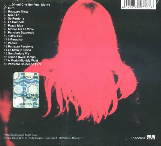 Bye Bye Patty. Live (Remastered Edition) - CD Audio di Patty Pravo - 2