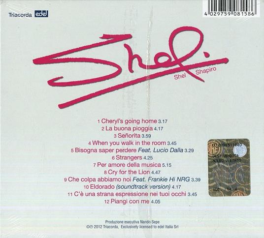 Shel - CD Audio di Shel Shapiro - 2