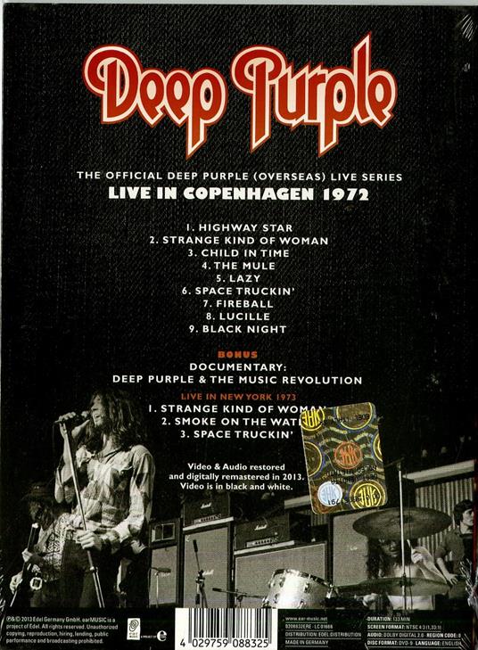 Deep Purple. Copenaghen 1972 (DVD) - DVD di Deep Purple - 2