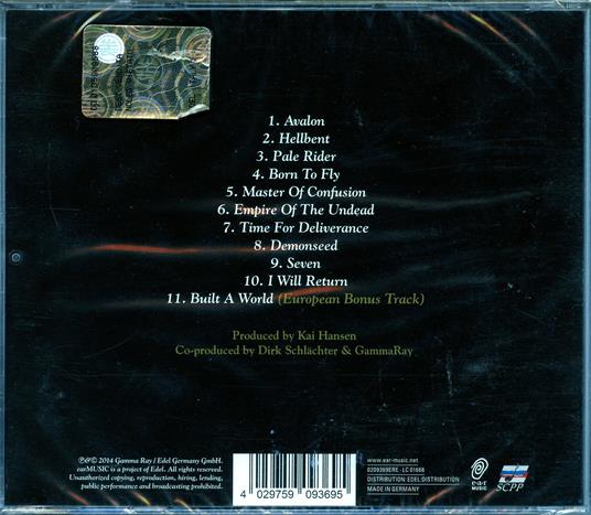 Empire of the Undead - CD Audio di Gamma Ray - 2
