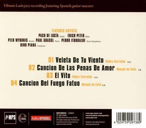 Flamenco Jazz - CD Audio di Pedro Iturralde - 2