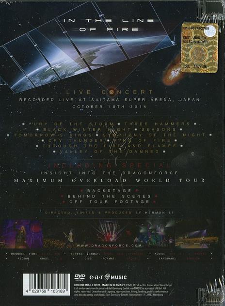 DragonForce. In the Line of Fire (DVD) - DVD di Dragonforce - 2