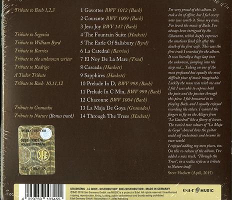 Tribute - CD Audio di Steve Hackett - 2