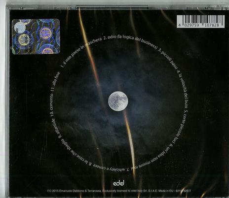 La velocità del buio - CD Audio di Emanuele Dabbono - 2