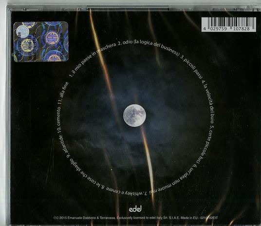 La velocità del buio - CD Audio di Emanuele Dabbono - 2