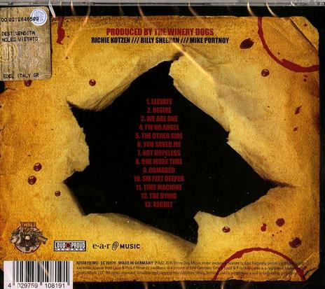 The Winery Dogs - CD Audio di Winery Dogs - 2