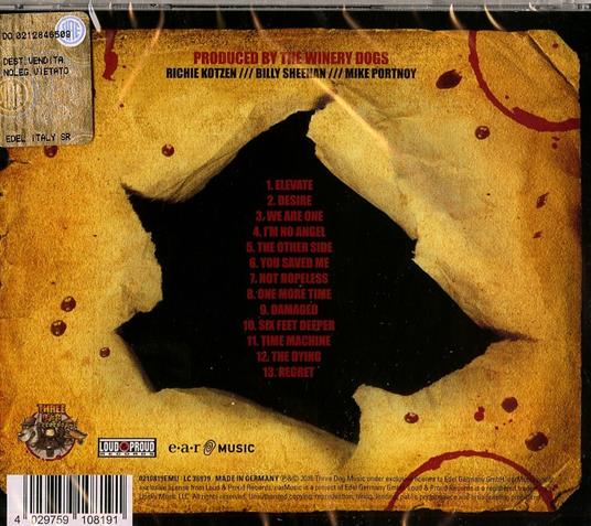 The Winery Dogs - CD Audio di Winery Dogs - 2