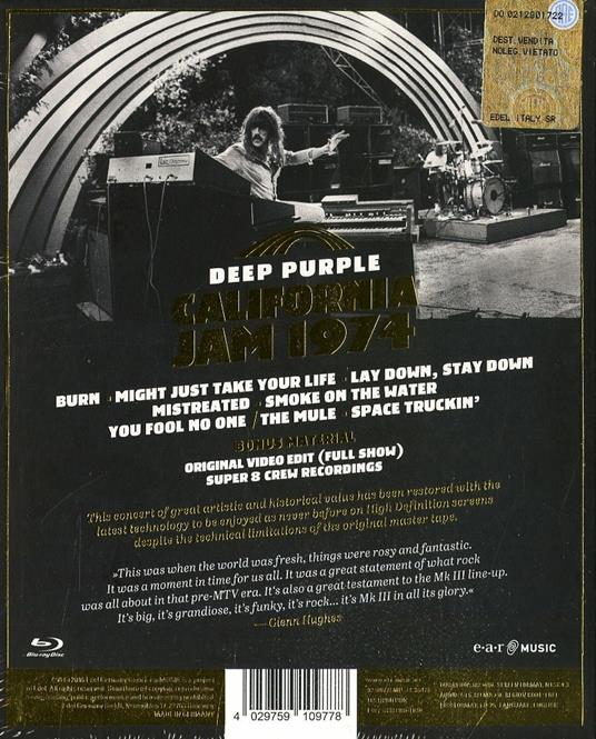 Deep Purple. California Jam 1974 (Blu-ray) - Blu-ray di Deep Purple - 2