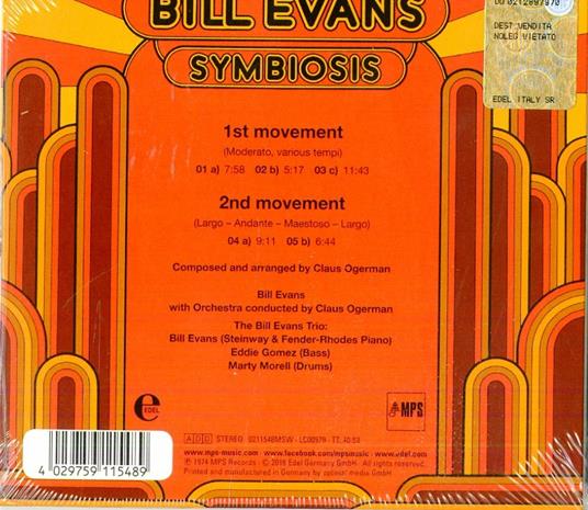 Symbiosis - CD Audio di Bill Evans - 2