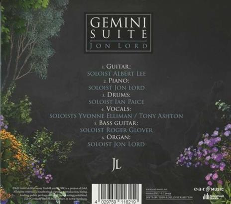 Gemini Suite (2016 Reissue) - CD Audio di Jon Lord - 2