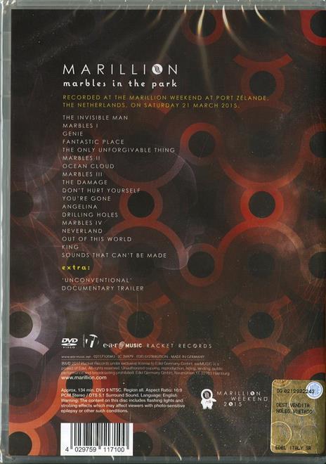 Marillion. Marbles In The Park (DVD) - DVD di Marillion - 2