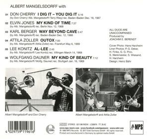 And His Friends - CD Audio di Albert Mangelsdorff