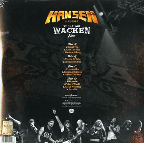 Thank You Wacken - Vinile LP di Kai Hansen - 2