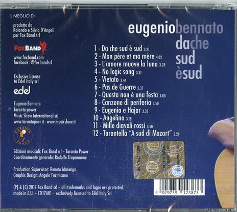 Lungo la strada del mondo - CD Audio di Eugenio Bennato - 2