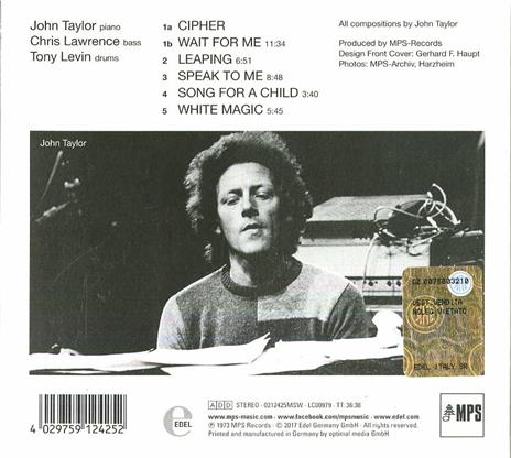 Decipher - CD Audio di John Taylor - 2