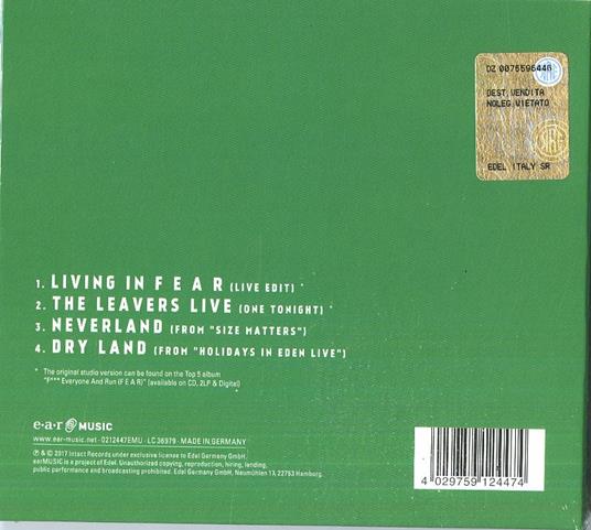 Living in Fear Ep (Limited Edition) - CD Audio di Marillion - 2
