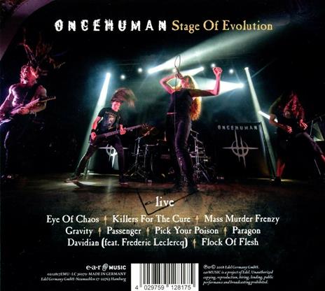 Stage of Evolution Live (Digipack) - CD Audio di Once Human - 2