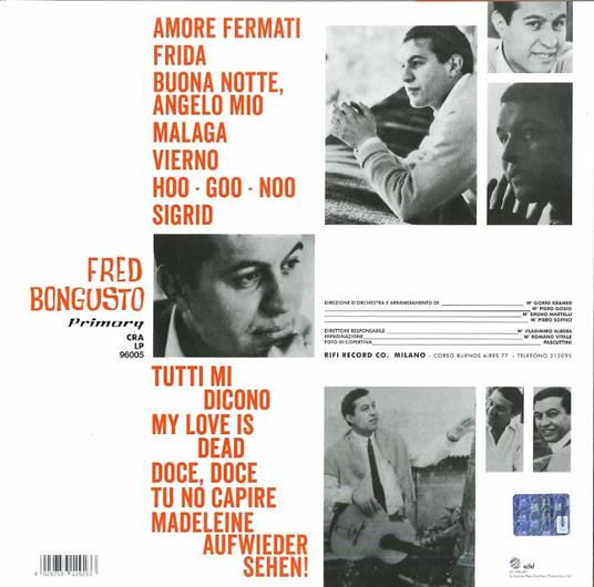 Fred Bongusto (180 gr. Coloured Vinyl Limited Edition) - Vinile LP di Fred Bongusto - 2