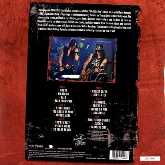 Live at the Roxy - Vinile LP + CD Audio di Slash - 2