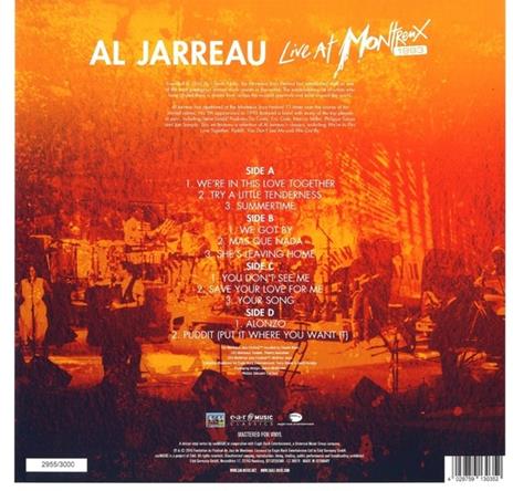Live at Montreux... (Limited Edition) - Vinile LP di Al Jarreau - 2