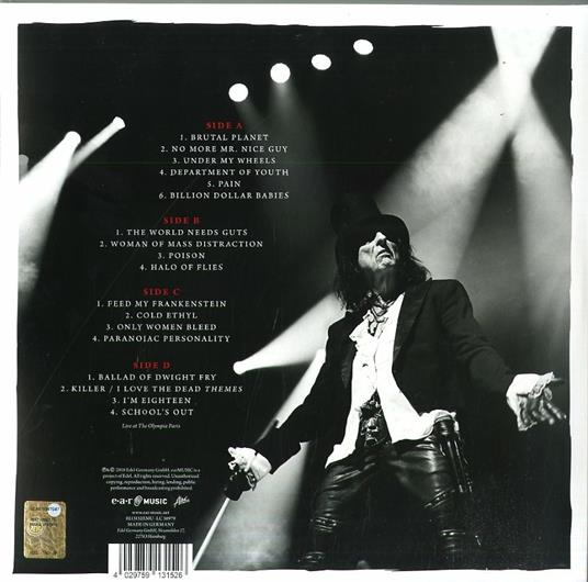 A Paranormal Evening at the Olympia Paris Live ( + MP3 Download) - Vinile LP di Alice Cooper - 2