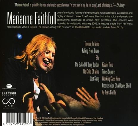 Live in Hollywood - CD Audio di Marianne Faithfull - 2