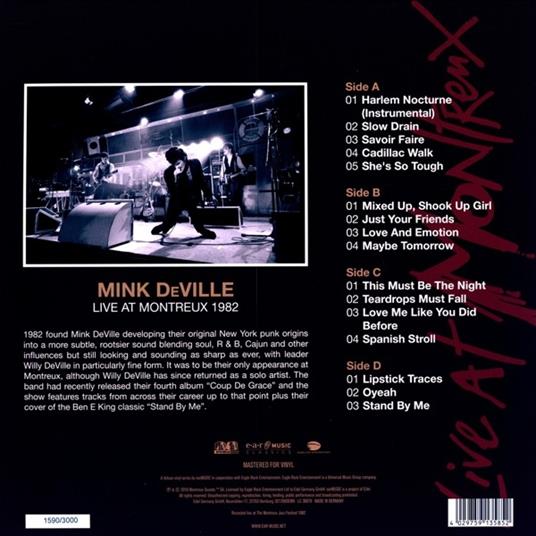 Live at Montreux 1982 (Limited Edition) - Vinile LP + CD Audio di Mink DeVille - 2