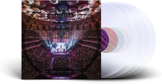 All One Tonight. Live at the Royal Albert Hall (Cristal Clear Vinyl) - Vinile LP di Marillion