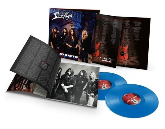 Streets. A Rock Opera (Ocean Blue Coloured Vinyl) - Vinile LP di Savatage - 2