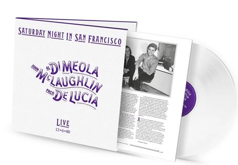 Saturday Night in San Francisco (Limited Cristal Clear Vinyl Edition) - Vinile LP di Al Di Meola,John McLaughlin - 2