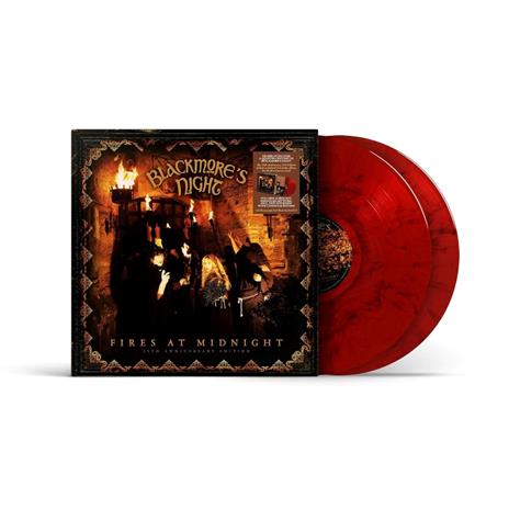 Fires at Midnight (25th Anniversary New Mix - Red & Black Marbled Vinyl) - Vinile LP di Blackmore's Night - 2