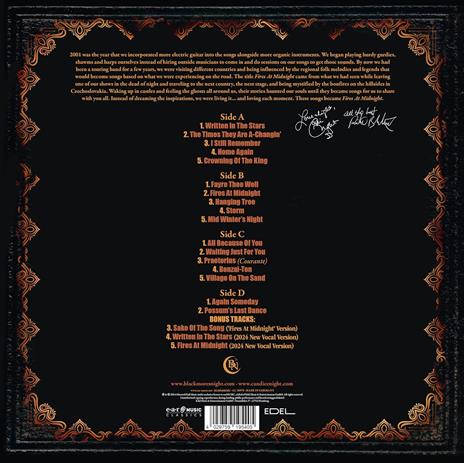 Fires at Midnight (25th Anniversary New Mix - Red & Black Marbled Vinyl) - Vinile LP di Blackmore's Night - 3