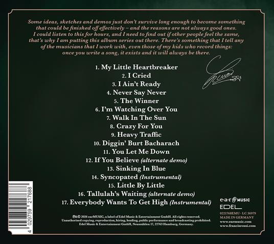 The Way We Were vol.2 - CD Audio di Francis Rossi - 3
