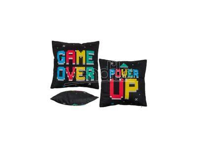 Cuscino Retro Game Power Up & Game Over (40x40)