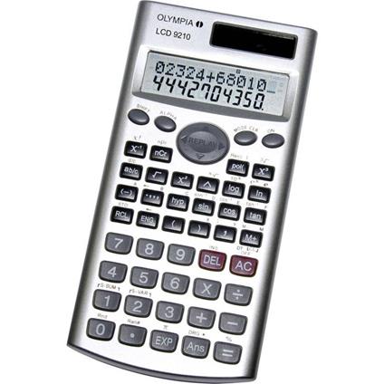 Olympia LCD 9210 calcolatrice Tasca Calcolatrice scientifica Argento
